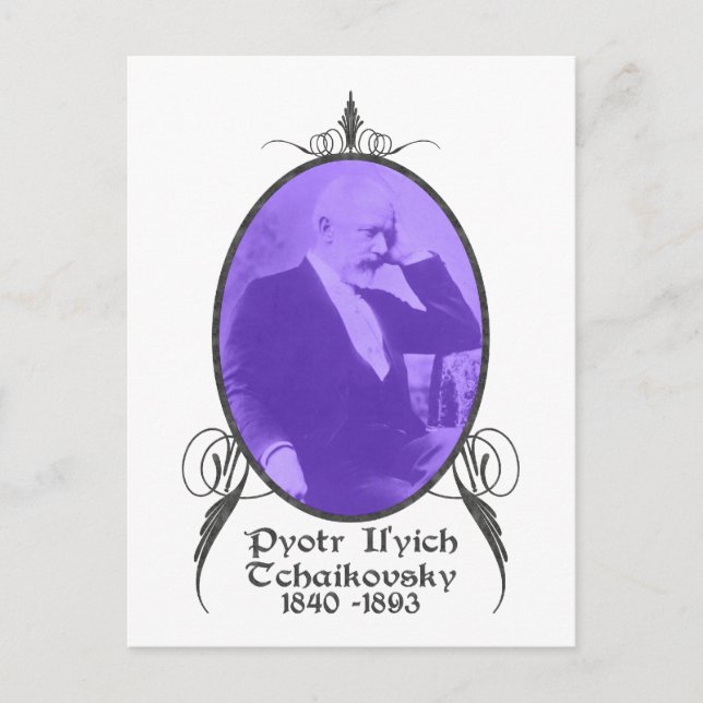Carte Postale Piotr Il'yich Tchaikovsky (Devant)