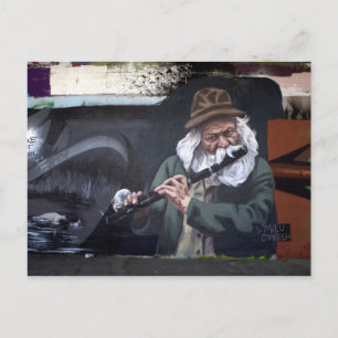 Carte Postale Pipe d'art urbain