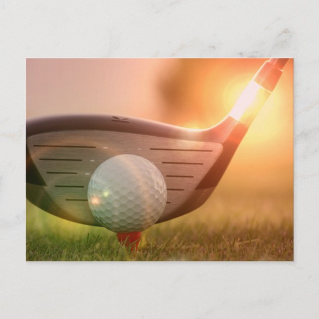 Carte postale Pipe de golf (Devant)