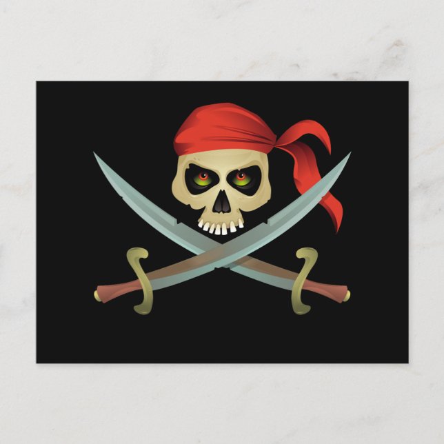 Carte postale pirate (Devant)