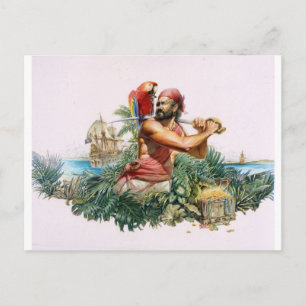 Carte Postale Pirate caribéen