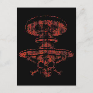 Carte Postale Pirate de champignon atomique
