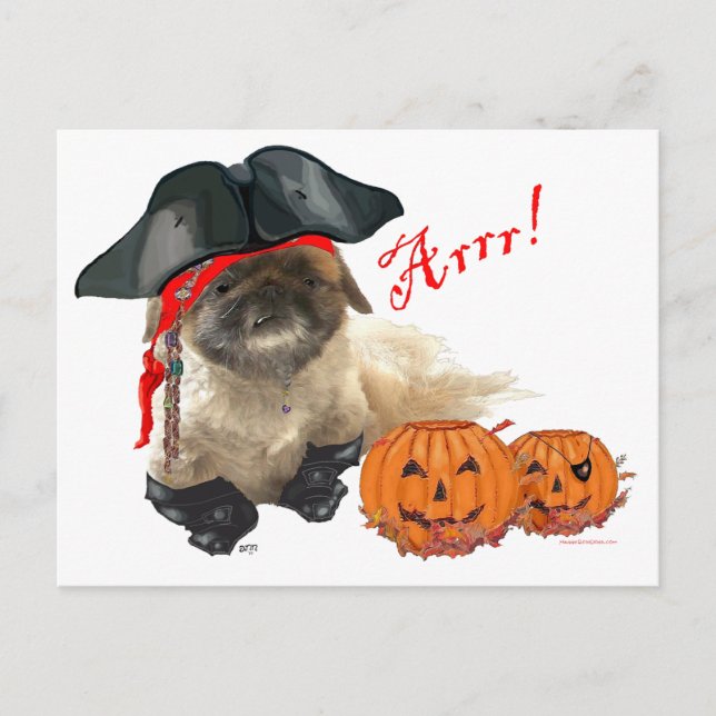Carte Postale Pirate Doggie (Devant)