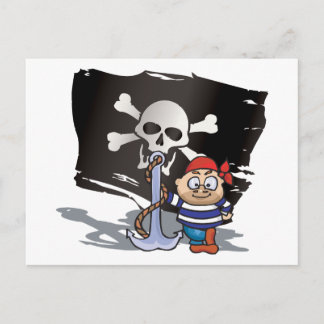 Carte Postale Pirate Kid