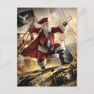 Carte Postale Pirate Père Noël
