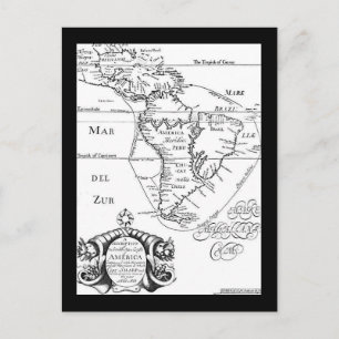 Carte postale Pirates Treasure Map