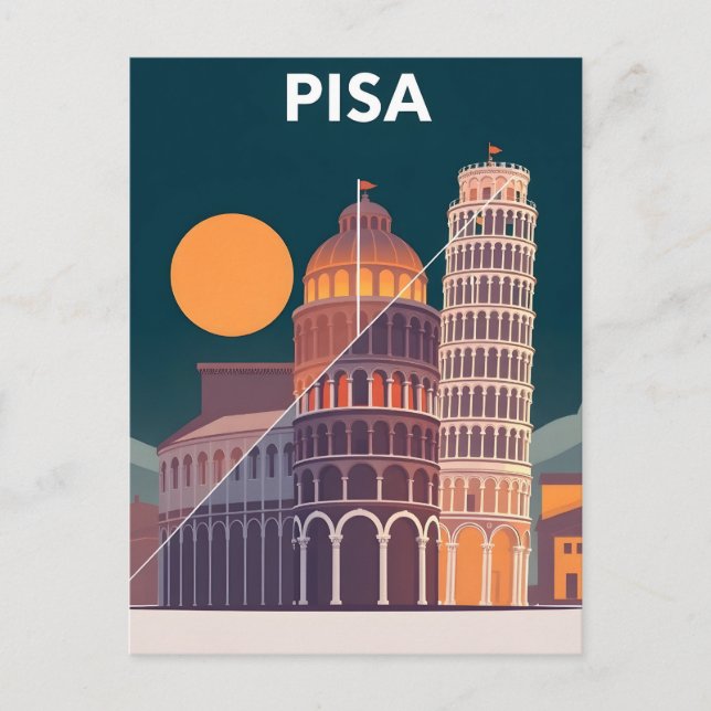 Carte Postale Pisa (Devant)