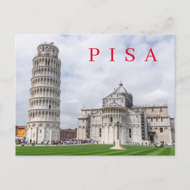 Carte postale Pisa Piazza dei Miracoli (Devant)