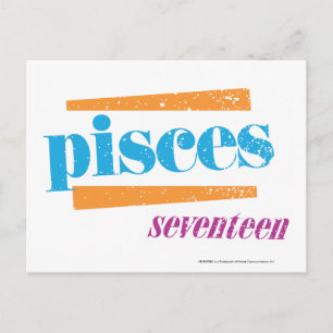 Carte Postale Pisces Aqua