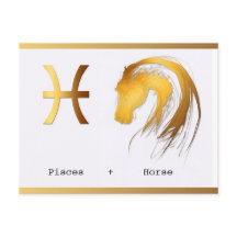 Pisces Horse Chinois Astrologie Occidentale annive