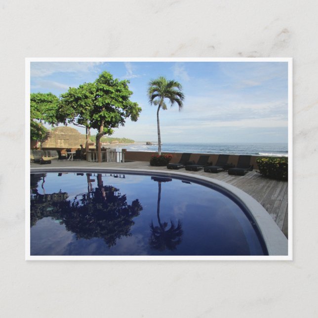 Carte Postale piscine (Devant)