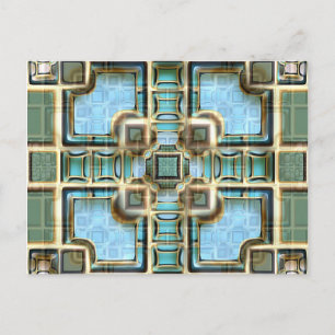 Carte Postale Piscine d'atrium