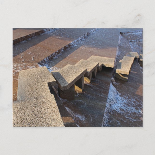 Carte Postale Piscine d'eau active - Fort Worth Water Garden # 1 (Devant)