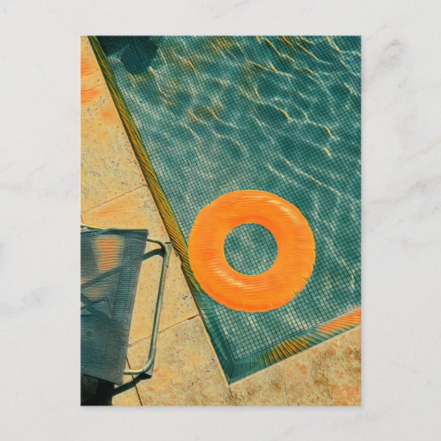 Carte postale Piscines (Devant)