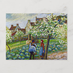 Carte Postale Pissarro - Plum Trees