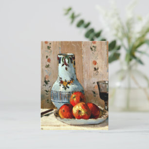 Carte Postale Pissarro - Vie morte avec pommes et Pitcher