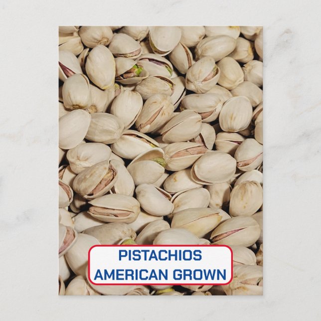 Carte Postale Pistachios, American Grown (Devant)