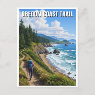 Carte Postale Piste côtière de l'Oregon