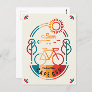 Carte Postale Piste cyclable Retro Cape Cod