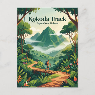 Carte Postale Piste de Kokoda Papouasie-Nouvelle-Guinée