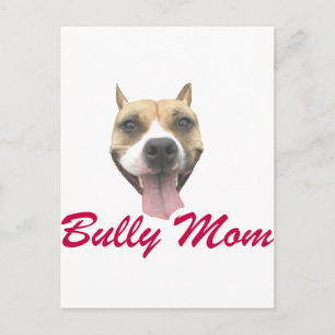 Carte Postale Pit Bull Smile Bully Maman