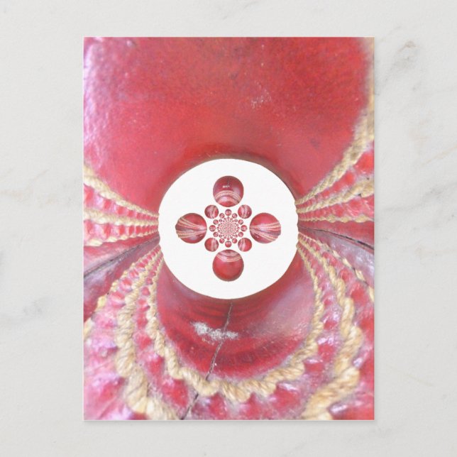 Carte Postale Pitch Kaleidoscope : Le Cricket Balls The Game's H (Devant)