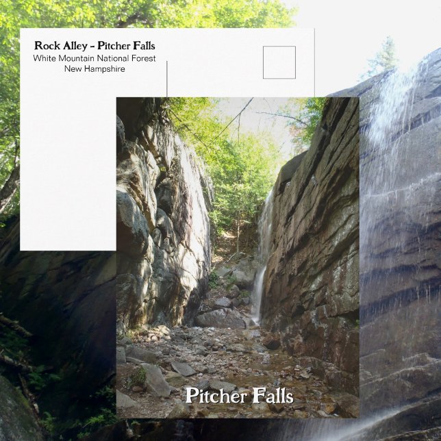 Carte Postale Pitcher Falls Rock Alley White Mountains NH (Créateur téléchargé)