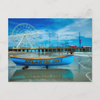 Carte Postale Pittoresque Atlantic City Boardwalk
