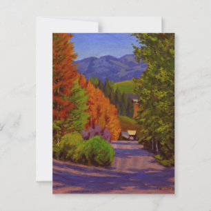 Carte postale pittoresque Automne Crested Butte Co