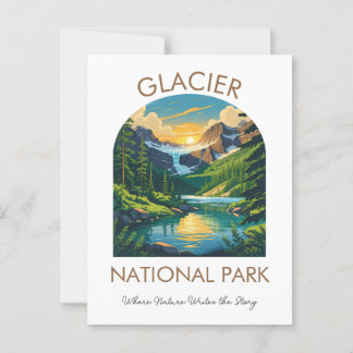 Carte postale Pittoresque du parc national Glacier