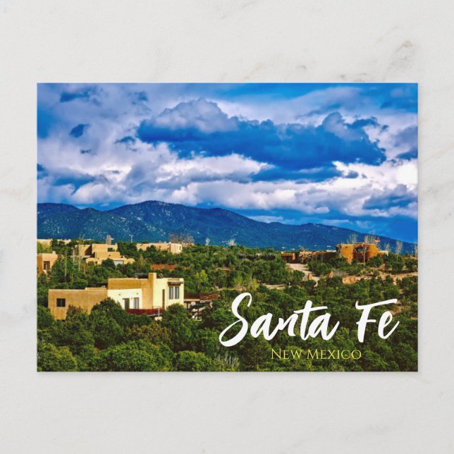 Carte postale Pittoresque père Noël Fe Nouveau Mex (Devant)