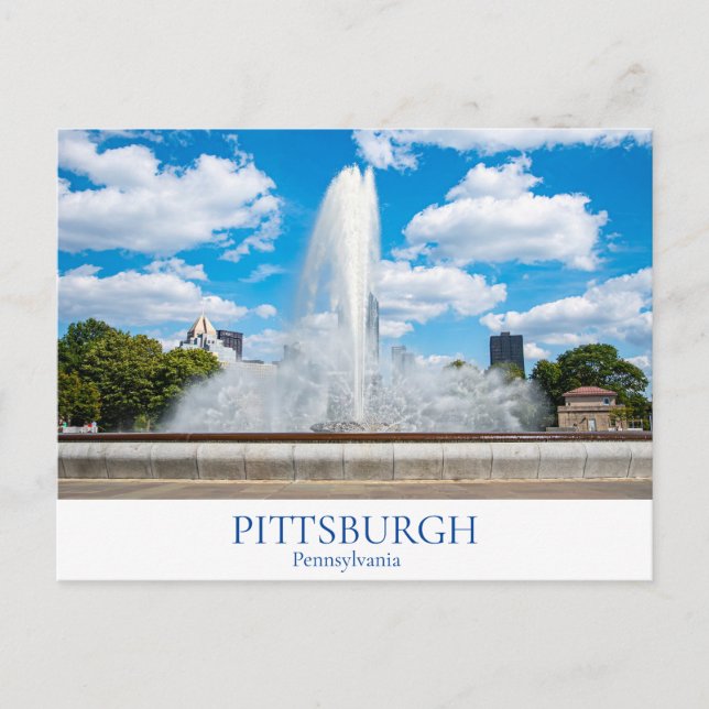Carte Postale Pittsburgh (Devant)