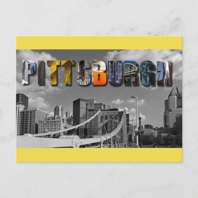 Carte Postale Pittsburgh Pennsylvania City Travel Photos (Devant)