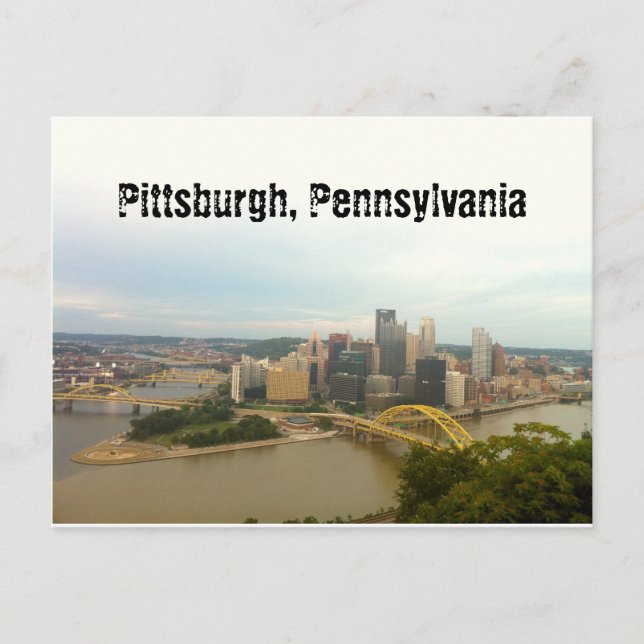 Carte Postale Pittsburgh, Pennsylvanie (Devant)