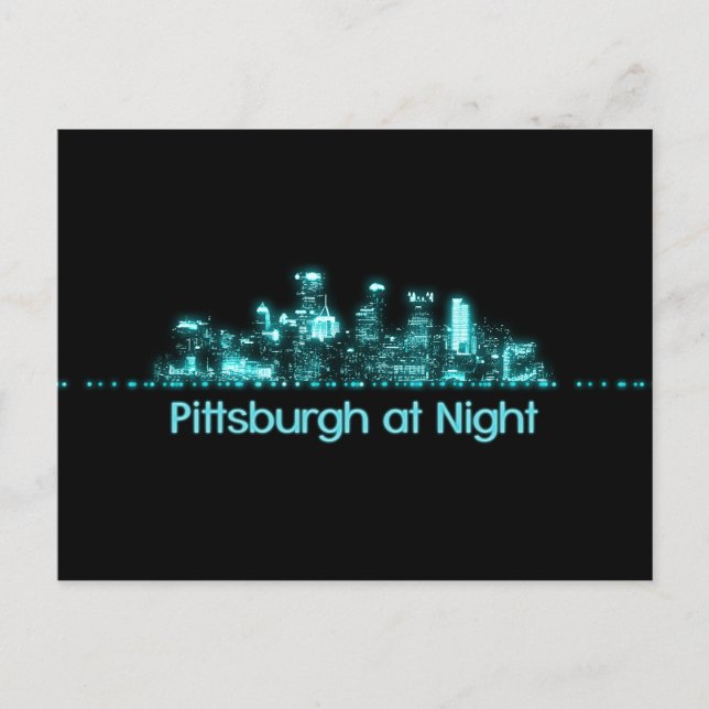 Carte Postale Pittsburgh Skyline (Devant)