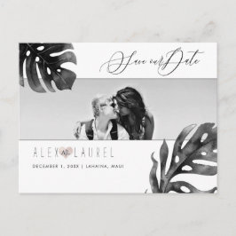 Carte Postale PixDezines Aquarelle Noir+Blanc, Enregistrer la da