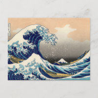 PixDezines Vintage Great Wave Hokusai 斎 の 葛’飾