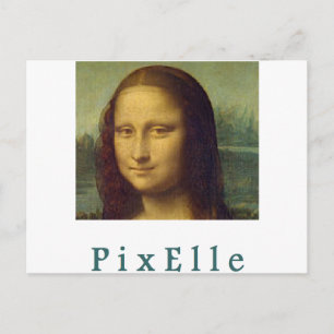 Carte Postale Pixelle femme