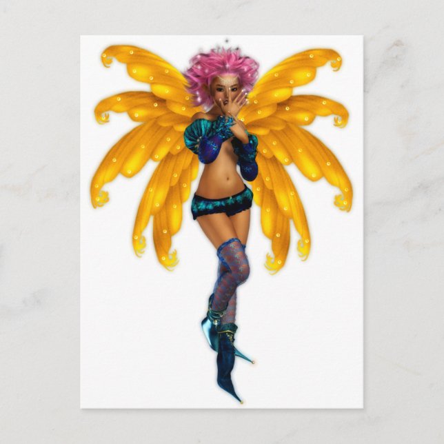 Carte Postale Pixie Fae Fairy (Devant)