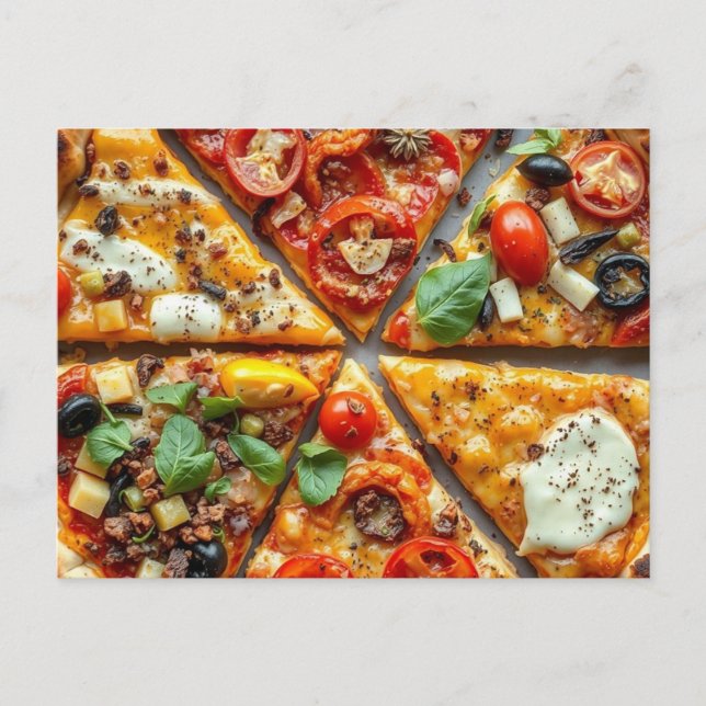 Carte Postale Pizza (Devant)