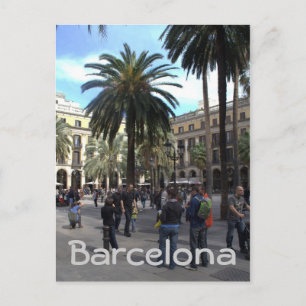 Carte Postale Plaça Reial, Barcelone