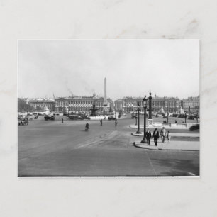 Carte Postale Place de la Concorde, dessinée en 1757