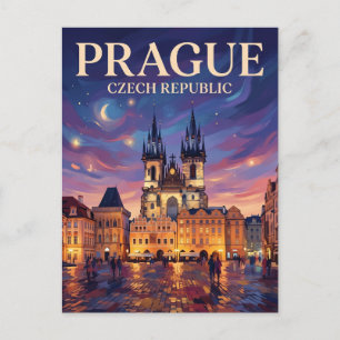 Carte Postale Place de la Vieille-Ville de Prague République tch