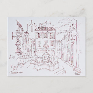 Carte Postale Place des Tanneurs   Aix en Provence, France