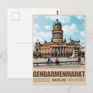 Carte Postale place Gendarmenmarkt Berlin - la Konzerthaus