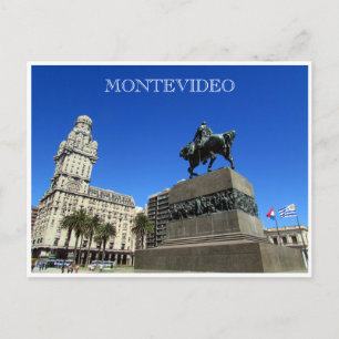 Carte Postale place montevideo indépendante