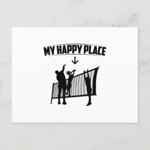 Carte Postale Place My Favorite   Joueur de volley-ball