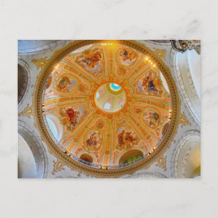 Carte Postale Plafond du dôme de la Frauenkirche, Dresde, Allema