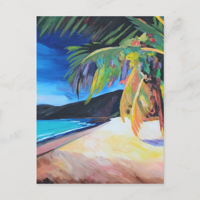 Carte Postale Plage à Magen's Bay St Thomas Îles Vierges américa (Devant)