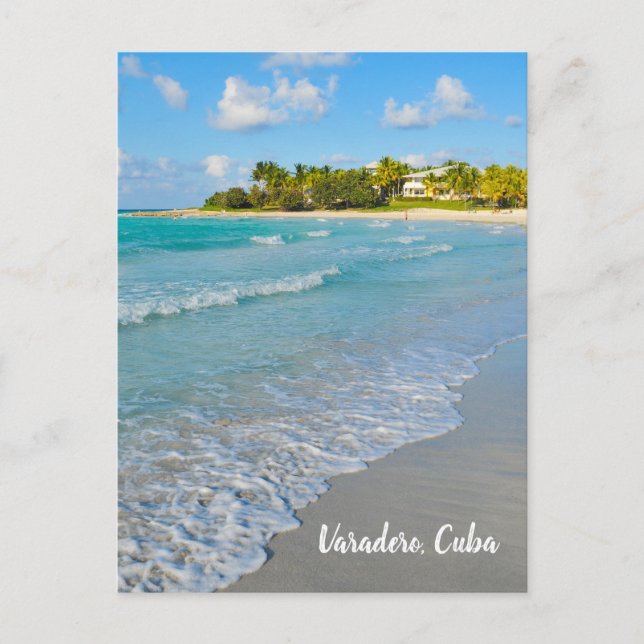 Carte Postale Plage à Vardero, Cuba (Devant)